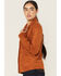 Image #2 - Idyllwind Women's Pasadena Embroidered Faux Suede Blazer, Caramel, hi-res