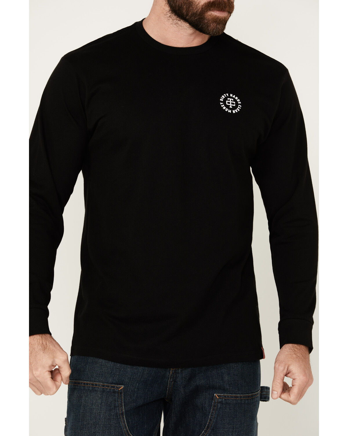 Image #4 - Troll Co Men's Twisting Wrenches Long Sleeve Graphic T-Shirt, Black, hi-res