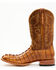 Cody James Men's Caiman Cognac 12" Exotic Western Boots - Broad Square Toe , Tan, hi-res