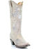 Corral Women's Floral Embroidered Western Boots - Snip Toe, White, hi-res