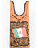 Image #1 - Boot Barn Mexican Flag Tooled Boot Jack, Brown, hi-res