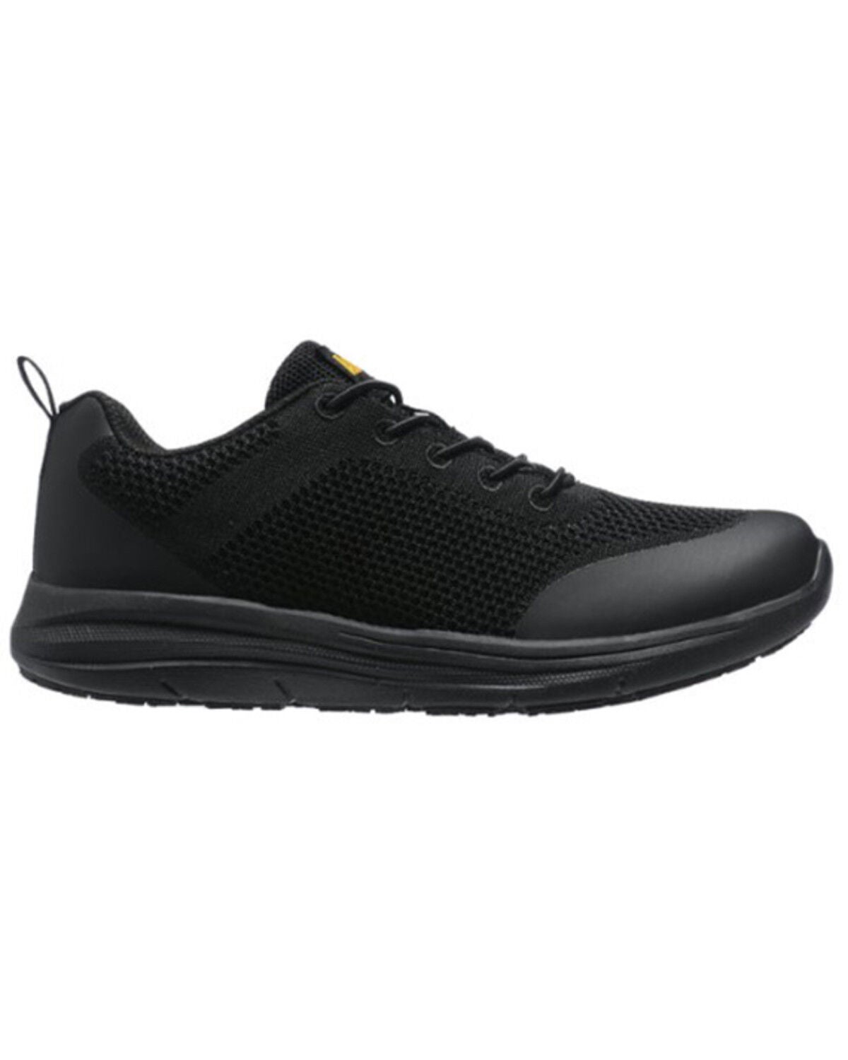 Image #2 - AdTec Men's Light Weight Work Shoes - Round Toe, Black, hi-res