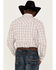 Cody James Men's Fortune Plaid Long Sleeve Snap Western Shirt , Brown/blue, hi-res