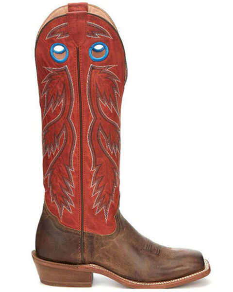 Tony Lama Men's Colburn Western Boots - Broad Square toe, Orange, hi-res