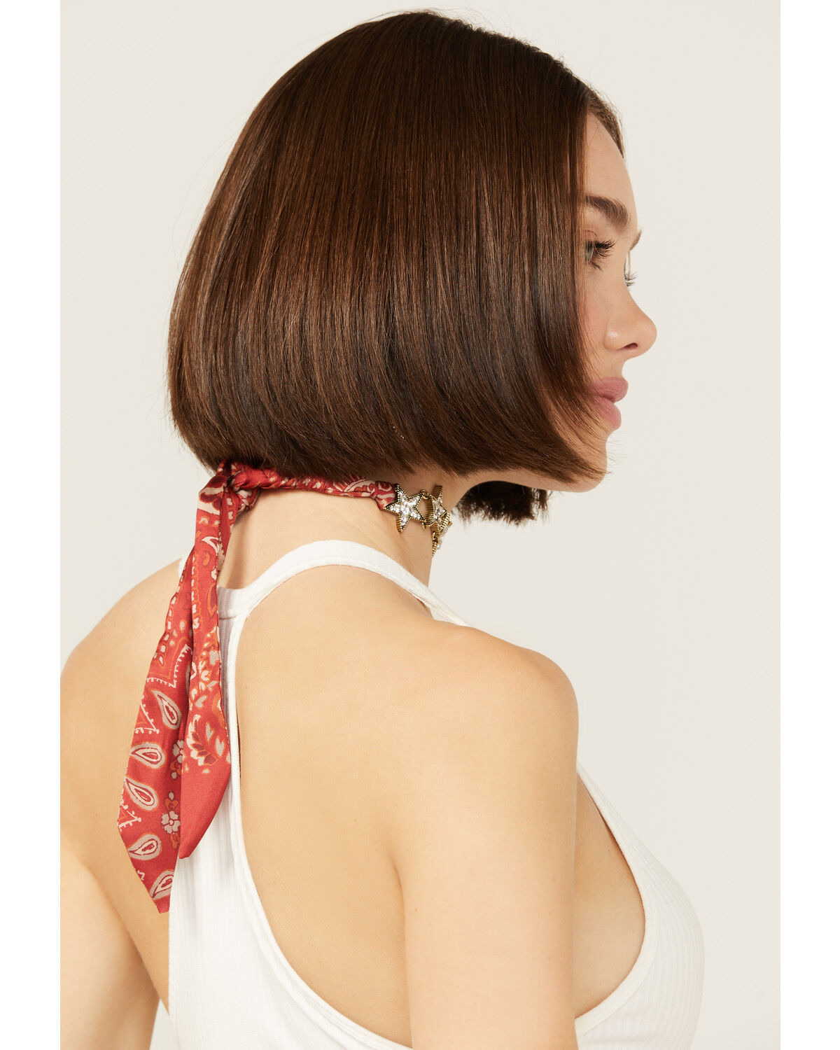 Image #3 - Shyanne Women's 5-in-1 Bandana Accessory, Red, hi-res