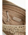 Image #4 - Shyanne Women's Avenly Floral Perforated Suede Hobo Bag, Tan, hi-res