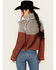 Image #4 - Cleo + Wolf Women's Color Blocked Sweater , Taupe, hi-res