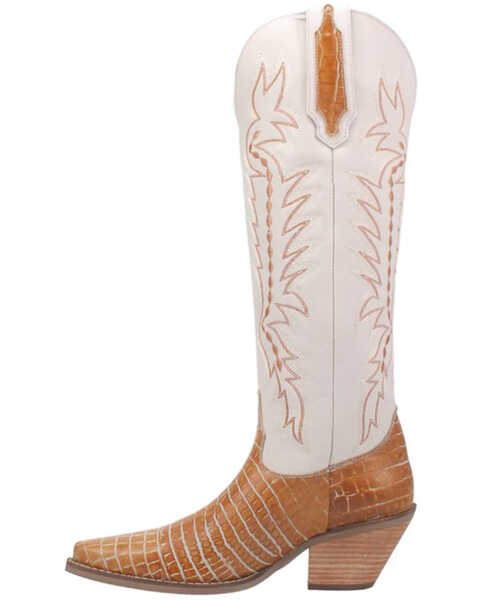 Image #3 - Dingo Women's High Lonesome Tall Western Boots - Pointed Toe , Camel, hi-res
