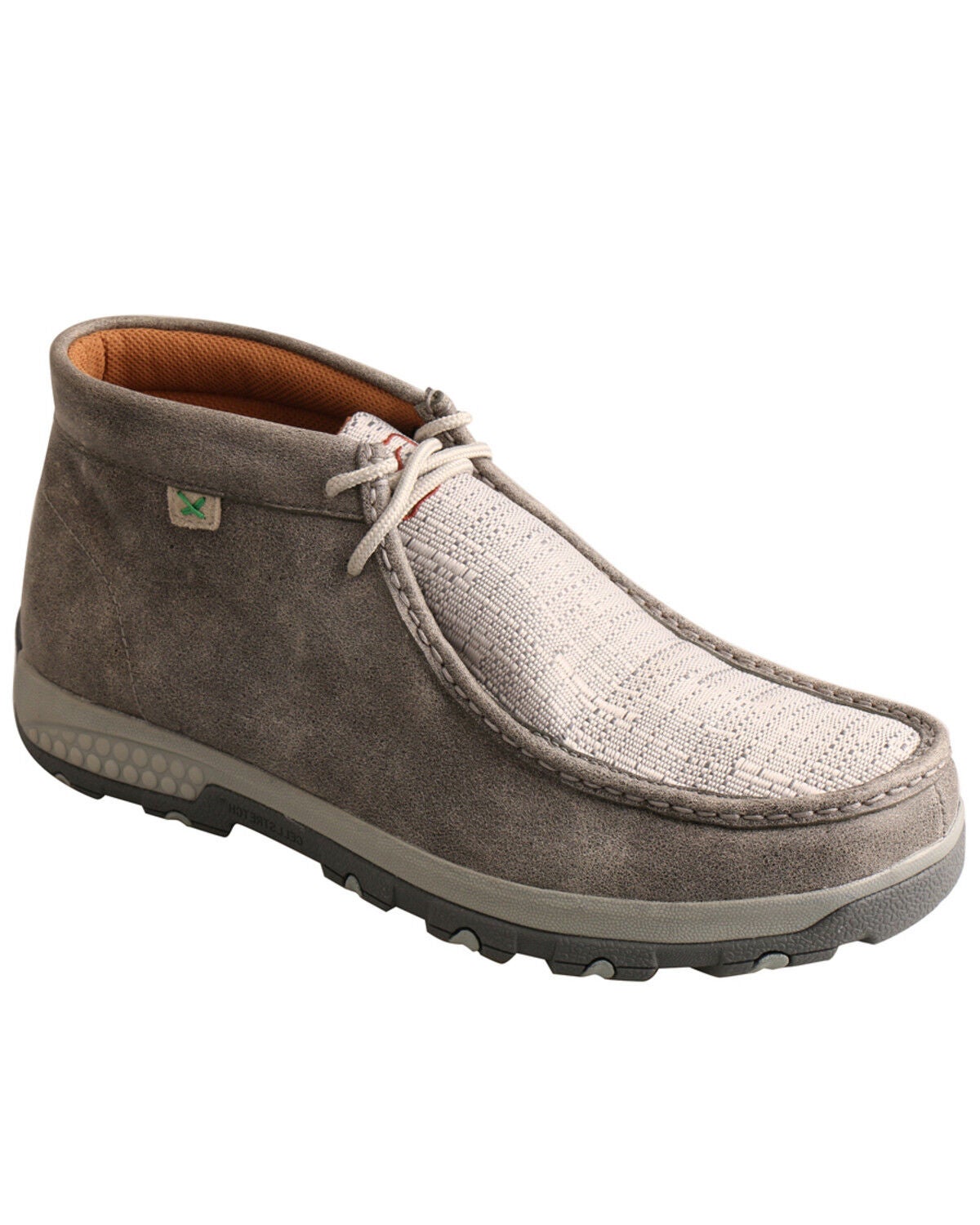 Twisted X Men's CellStretch Driving Shoes - Moc Toe, Grey, hi-res
