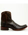 Image #2 - Corral Men's Exotic Caiman Western Booties - Square Toe, Chocolate, hi-res