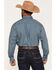 Image #4 - Ariat Men's Lex Geo Print Long Sleeve Button-Down Western Shirt, Blue, hi-res