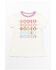 Image #1 - Shyanne Girls' Rodeo Short Sleeve Graphic Ringer Tee, Ivory, hi-res