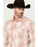 Image #2 - Wrangler Retro Men's Plaid Print Long Snap Western Shirt, Brick Red, hi-res