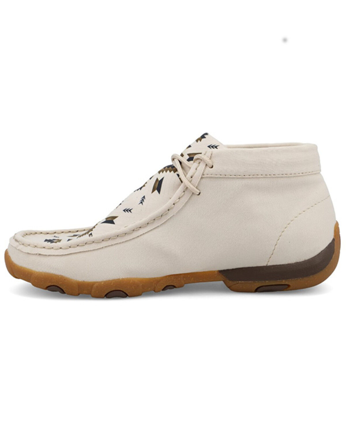 Image #3 - Twisted X Women's Chukka Driving Mocs, Beige, hi-res