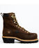 Image #2 - Hawx Men's Lineman Lace-Up Waterproof Work Boot - Composite Toe, Brown, hi-res