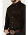 Image #3 - Cody James Men's Basic Solid Long Sleeve Button-Down Stretch Western Shirt, Brown, hi-res