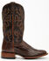 Image #2 - Cody James Men's Antique Cafe Ostrich Leg Exotic Western Boots - Broad Square Toe, Brown, hi-res