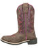 Image #3 - Smoky Mountain Girls' Willow Western Boots - Broad Square Toe, Brown, hi-res