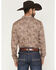 Image #4 - Cody James Men's Jensen Paisley Print Long Sleeve Snap Western Shirt, Brown, hi-res