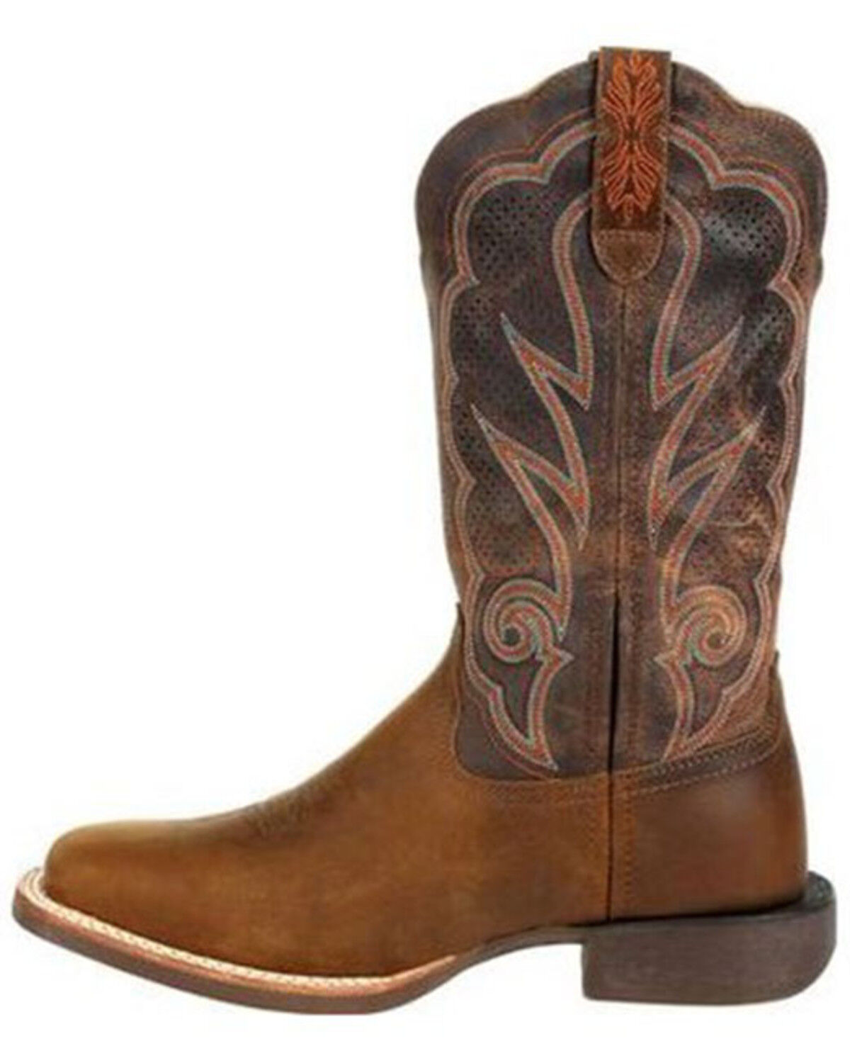 Image #3 - Durango Women's Lady Rebel Pro Cognac Ventilated Western Performance Boots - Square Toe, Cognac, hi-res