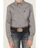 Image #3 - Cinch Boys' Geo Print Long Sleeve Button Down Western Shirt, Grey, hi-res