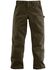 Image #2 - Carhartt Men's Washed Twill Dungaree Relaxed Fit Work Pants, Coffee, hi-res