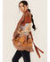 Image #2 - Idyllwind Women's Minette Western Scenic Fringe Cardigan, Lt Brown, hi-res