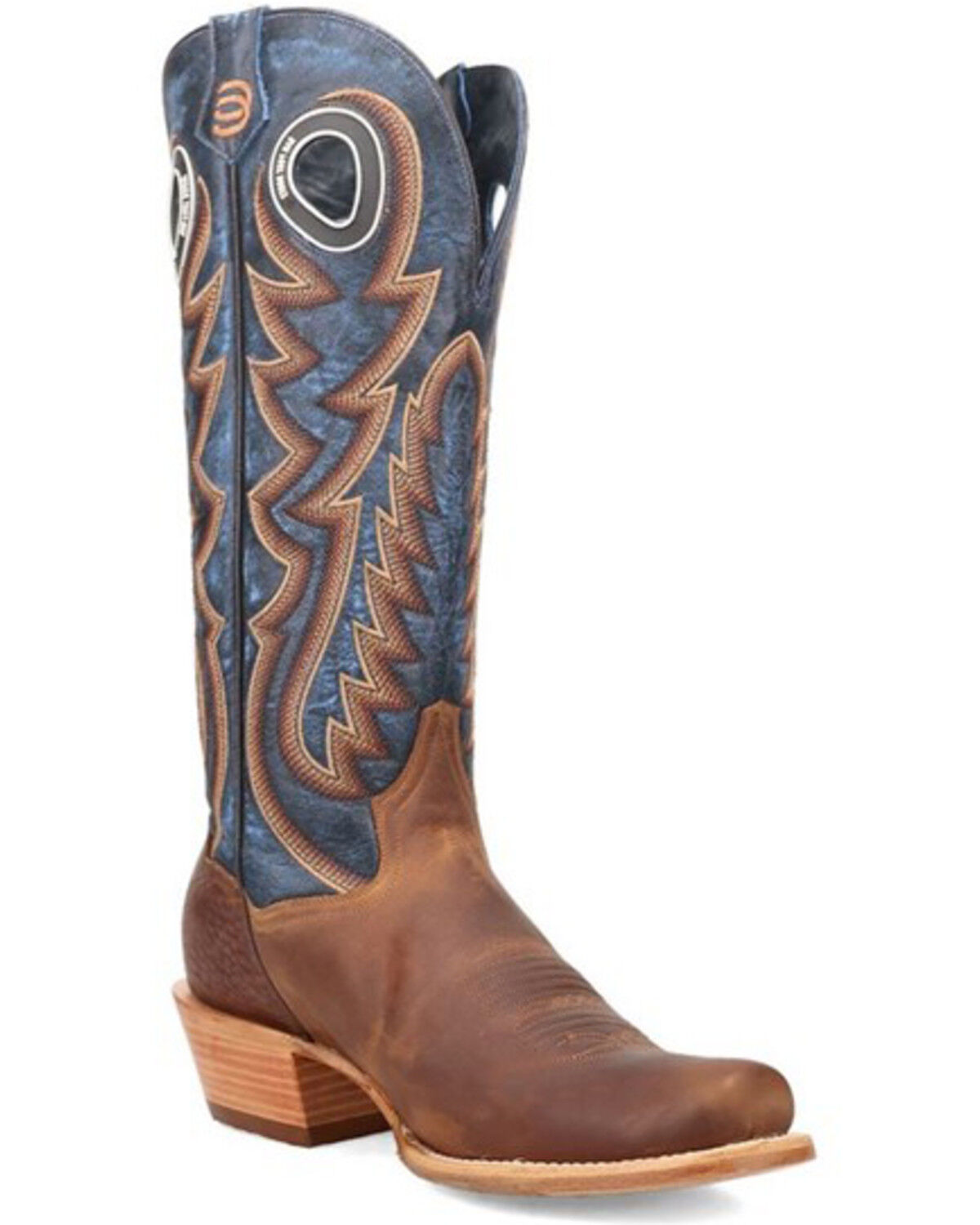 Image #1 - Dan Post Men's Bucky Tall Western Boots - Square Toe, Tan, hi-res
