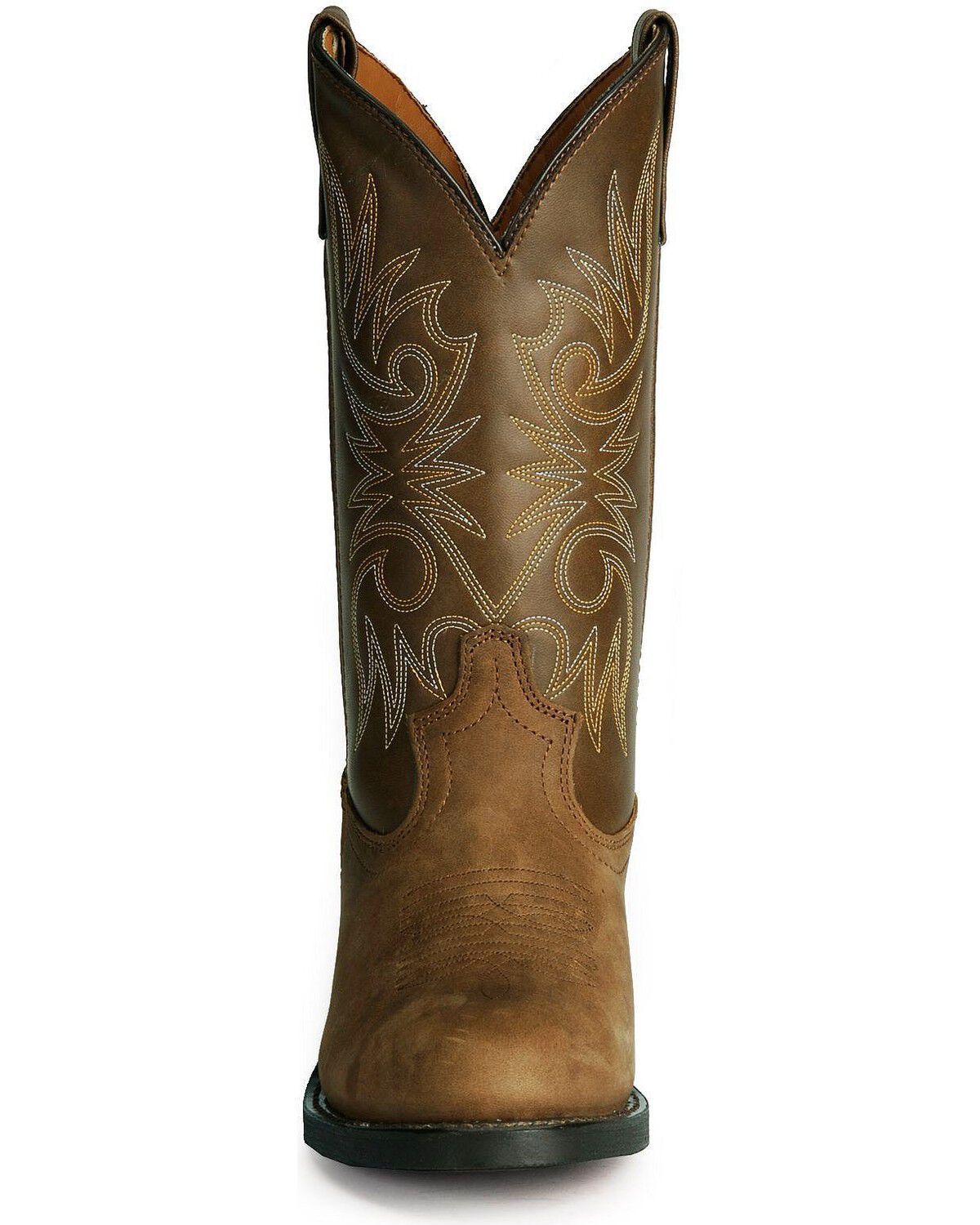 Image #4 - Laredo Men's Western  Boots - Round Toe, Distressed, hi-res