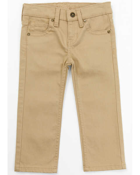 Image #1 - Cody James Toddler Boys' Dalton Slim Straight Jeans, Tan, hi-res