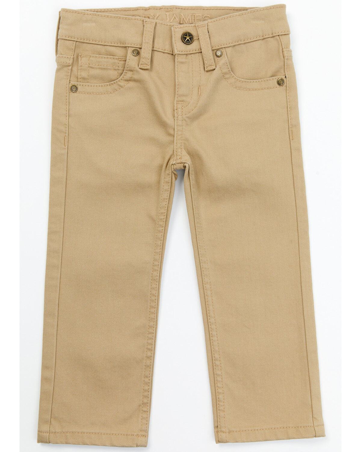 Image #1 - Cody James Toddler Boys' Dalton Slim Straight Jeans, Tan, hi-res