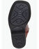 Image #7 - Old West Toddler Girls' Western Boots - Broad Square Toe, Red, hi-res