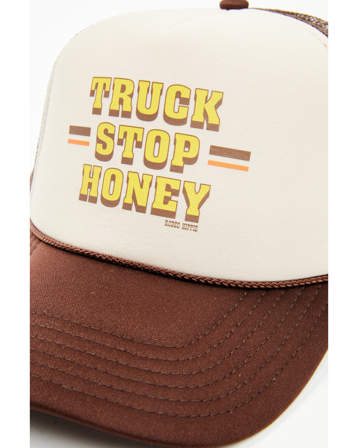 Image #2 - Rodeo Hippie Women's Truck Stop Honey Ball Cap, Brown, hi-res