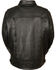 Image #3 - Milwaukee Leather Men's High End Utility Pocket Vented Cruiser Jacket - 4X, Black, hi-res
