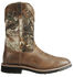 Image #2 - Justin Men's Stampede Trekker Camo Waterproof Boots - Soft Toe, Camouflage, hi-res