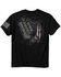 Image #1 - Buck Wear Men's Tag Honor Short Sleeve Graphic T-Shirt, Black, hi-res
