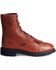 Ariat Men's Cascade 8" Lace-Up Work Boots - Soft Toe, Bronze, hi-res