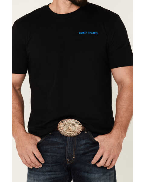 Cody James Men's Bourbon Beers Bandits Graphic Short Sleeve T-Shirt , Medium Red, hi-res
