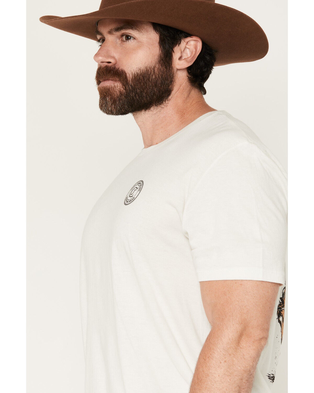 Image #3 - Cody James Men's Original Cowboy Short Sleeve Graphic T-Shirt, Natural, hi-res