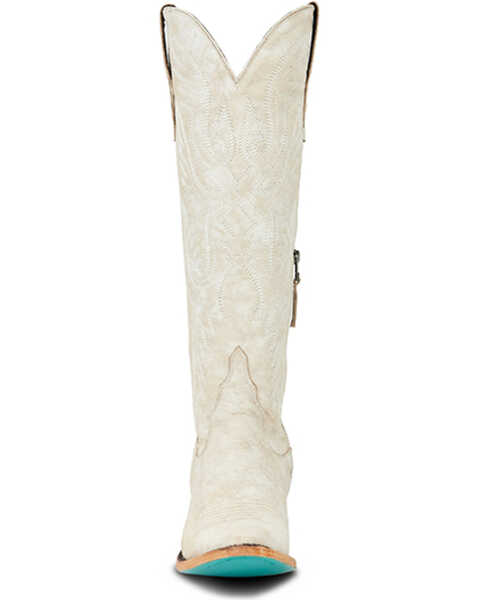 Image #4 - Lane Women's Monica Tall Western Boots - Medium Toe , Ivory, hi-res