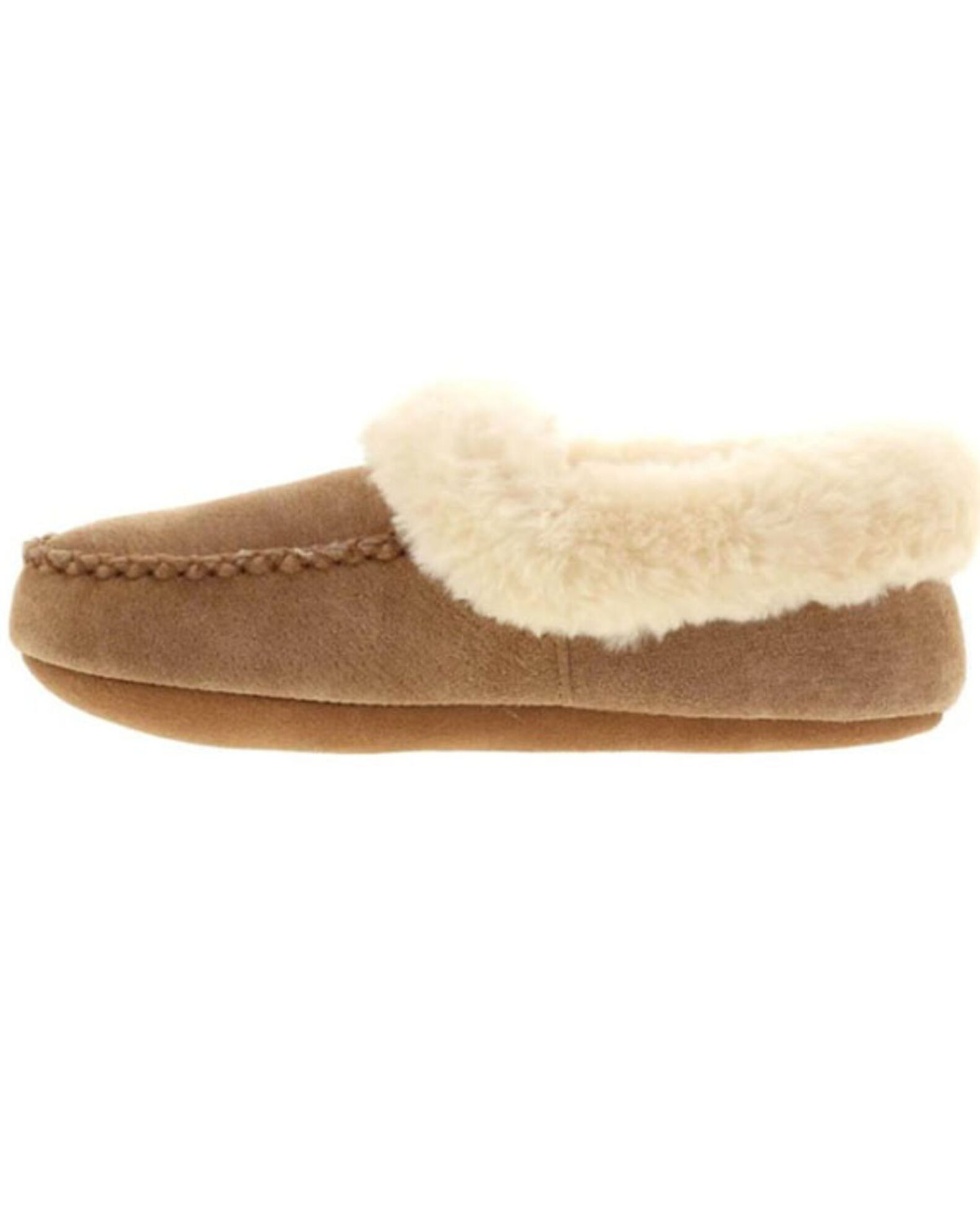 Image #3 - Lamo Women's Australian Slippers - Moc Toe, Chestnut, hi-res