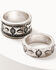 Image #3 - Idyllwind Women's Myrtle Thunderbird Ring Set - 3 Piece, Turquoise, hi-res