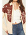 Image #3 - Blue B Women's Western Button-Down Shacket, Cream, hi-res