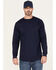 Image #1 - Cody James Men's FR Range Cowboys Graphic Long Sleeve Work T-Shirt, Navy, hi-res