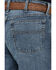 Image #4 - Cinch Men's Black Label 2.0 Medium Wash Loose Fit Tapered Denim Jeans, Indigo, hi-res