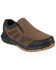 Image #1 - Northside Men's Benton Slip-On Hiking Shoes - Round Toe, Black/brown, hi-res