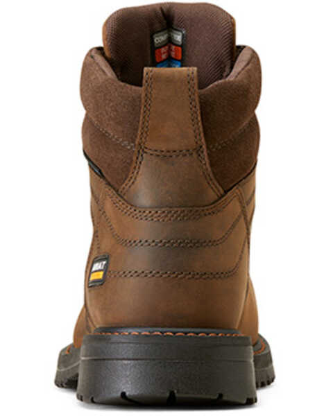Image #3 - Ariat Men's 6" RigTEK CSA Waterproof Work Boots - Composite Toe , Brown, hi-res