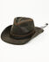 Image #1 - Cody James Men's Weathered Cotton Work Sun Hat, Brown, hi-res