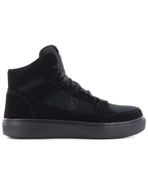 Image #2 - Volcom Men's Skate Inspired High Top Work Shoes - Composite Toe, Black, hi-res