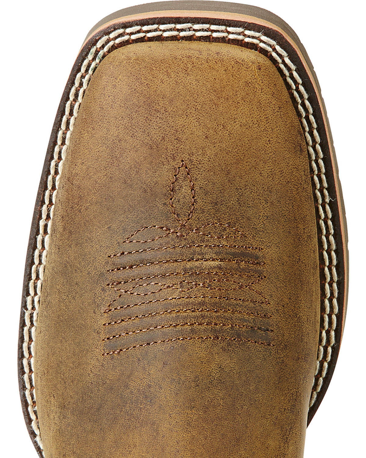 Image #4 - Ariat Women's Hybrid Rancher Western Boots - Broad Square Toe, Brown, hi-res
